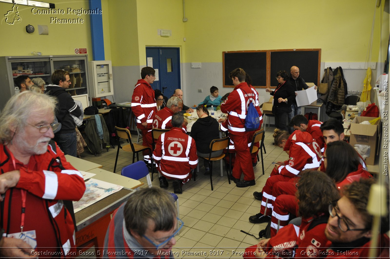 Castelniovo Don Bosco 5 Novembre 2017 - Meeting Piemonte 2017 - Progetto Tracing Bus - Croce Rossa Italiana- Comitato Regionale del Piemonte