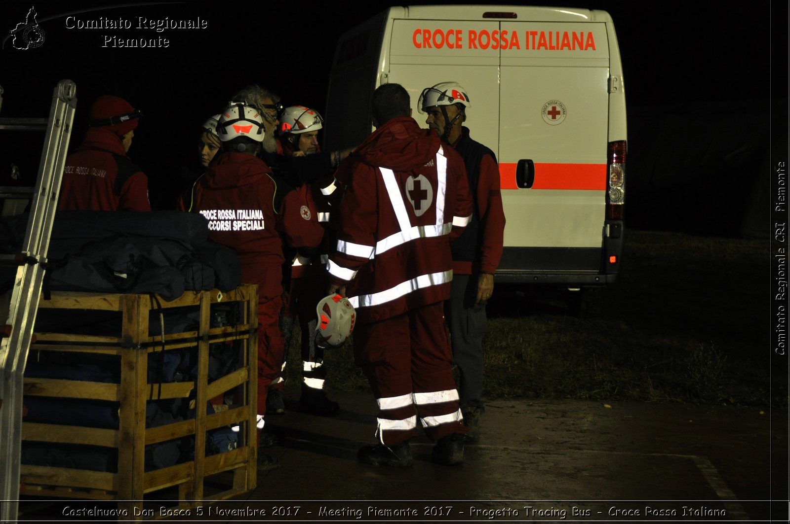 Castelniovo Don Bosco 5 Novembre 2017 - Meeting Piemonte 2017 - Progetto Tracing Bus - Croce Rossa Italiana- Comitato Regionale del Piemonte