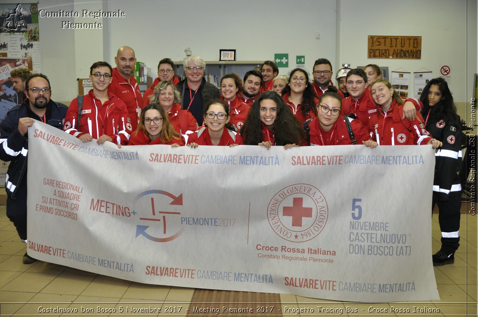 Castelniovo Don Bosco 5 Novembre 2017 - Meeting Piemonte 2017 - Progetto Tracing Bus - Croce Rossa Italiana- Comitato Regionale del Piemonte