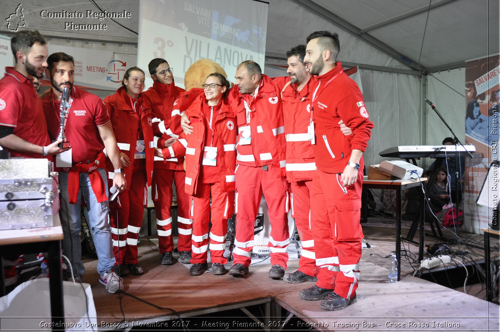 Castelniovo Don Bosco 5 Novembre 2017 - Meeting Piemonte 2017 - Progetto Tracing Bus - Croce Rossa Italiana- Comitato Regionale del Piemonte