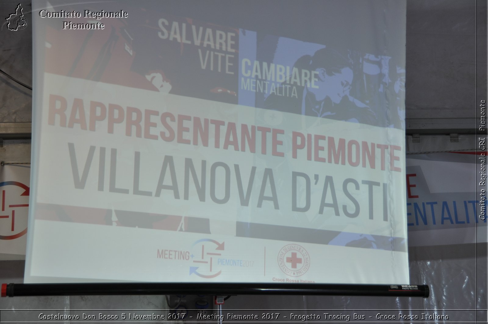 Castelniovo Don Bosco 5 Novembre 2017 - Meeting Piemonte 2017 - Progetto Tracing Bus - Croce Rossa Italiana- Comitato Regionale del Piemonte