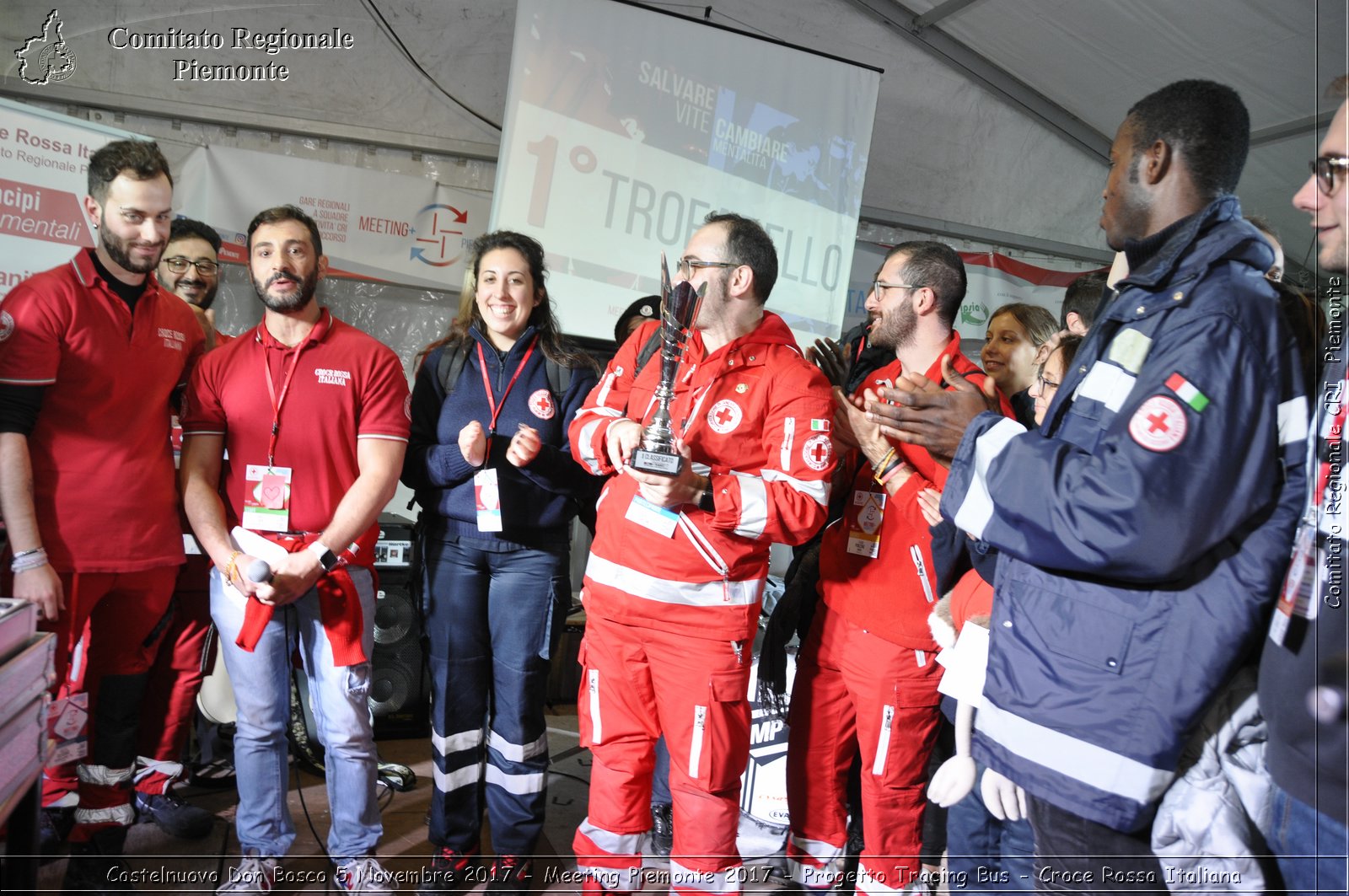 Castelniovo Don Bosco 5 Novembre 2017 - Meeting Piemonte 2017 - Progetto Tracing Bus - Croce Rossa Italiana- Comitato Regionale del Piemonte