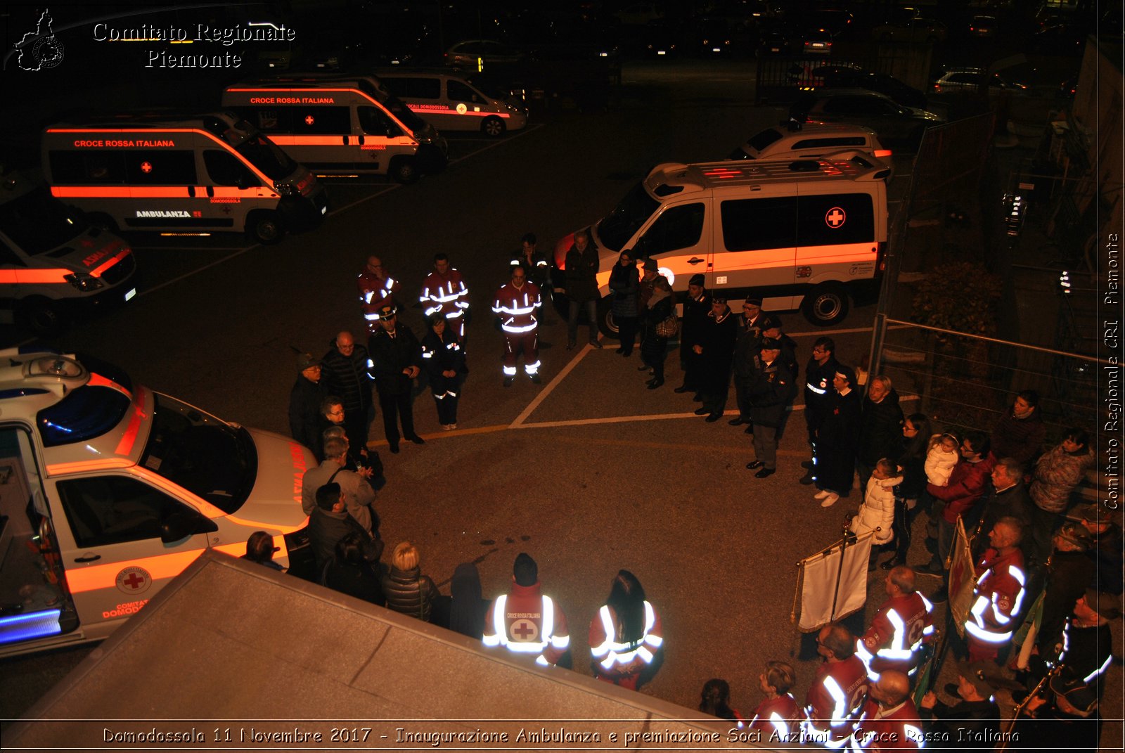 Domodossola 11 Novembre 2017 - Inaugurazione Ambulanza e premiazione Soci Anziani - Croce Rossa Italiana- Comitato Regionale del Piemonte