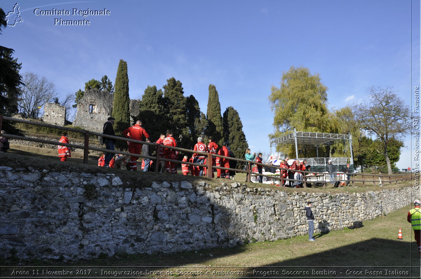 Arona 11 Novembre 2017 - Inaugurazione Drone da Soccorso e Ambulanza - Progetto Soccorso Bambino - Croce Rossa Italiana- Comitato Regionale del Piemonte