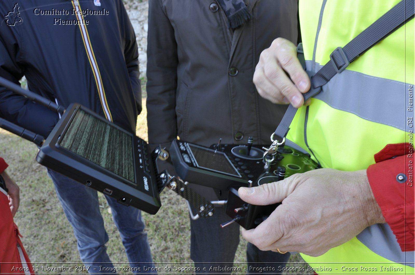 Arona 11 Novembre 2017 - Inaugurazione Drone da Soccorso e Ambulanza - Progetto Soccorso Bambino - Croce Rossa Italiana- Comitato Regionale del Piemonte