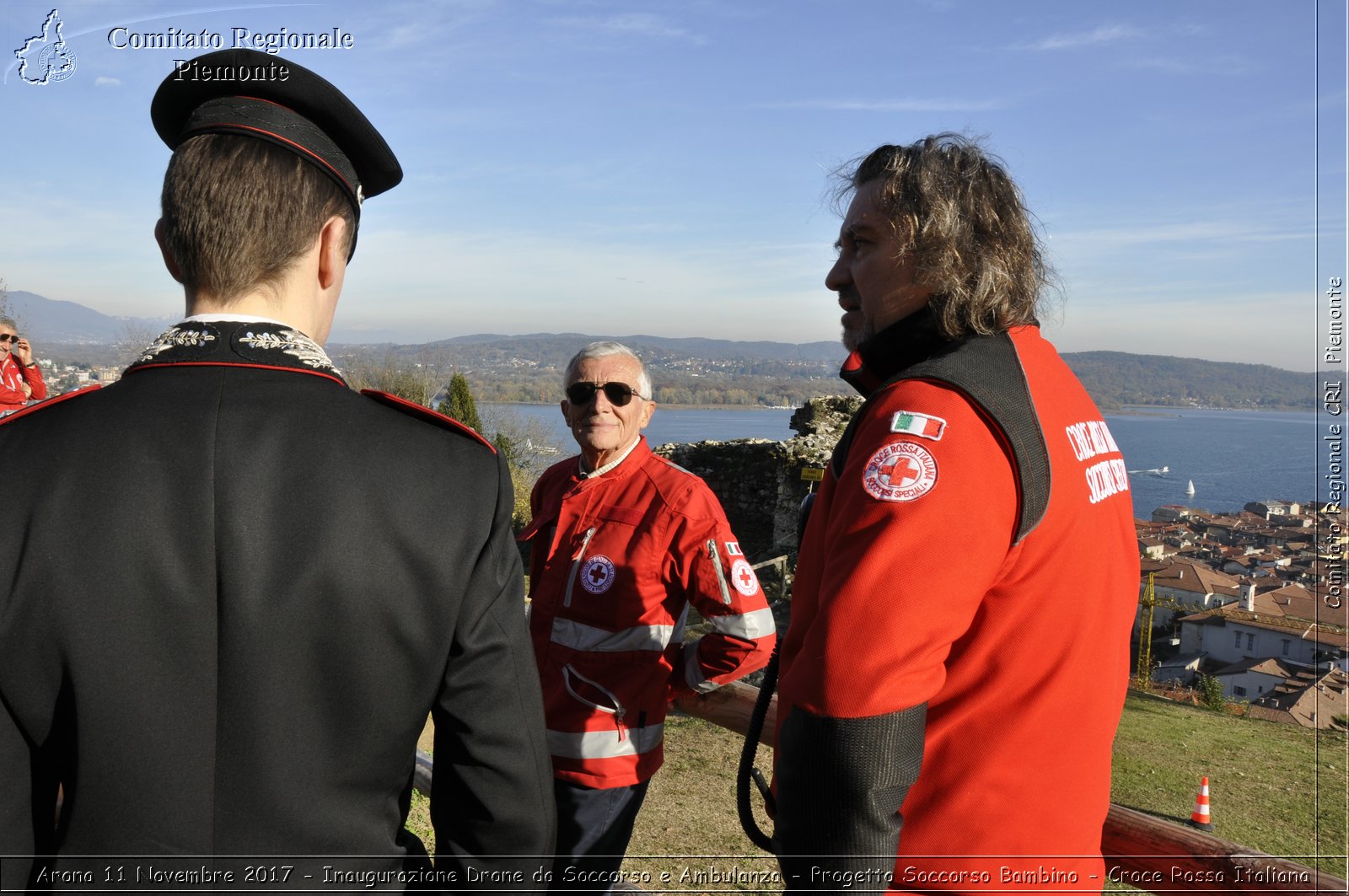 Arona 11 Novembre 2017 - Inaugurazione Drone da Soccorso e Ambulanza - Progetto Soccorso Bambino - Croce Rossa Italiana- Comitato Regionale del Piemonte