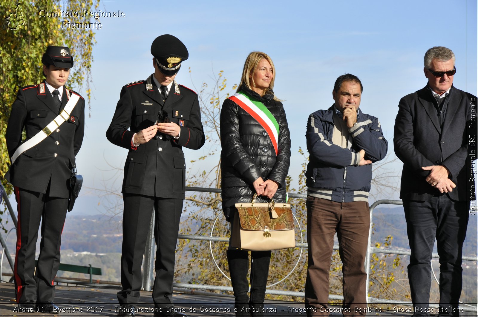 Arona 11 Novembre 2017 - Inaugurazione Drone da Soccorso e Ambulanza - Progetto Soccorso Bambino - Croce Rossa Italiana- Comitato Regionale del Piemonte