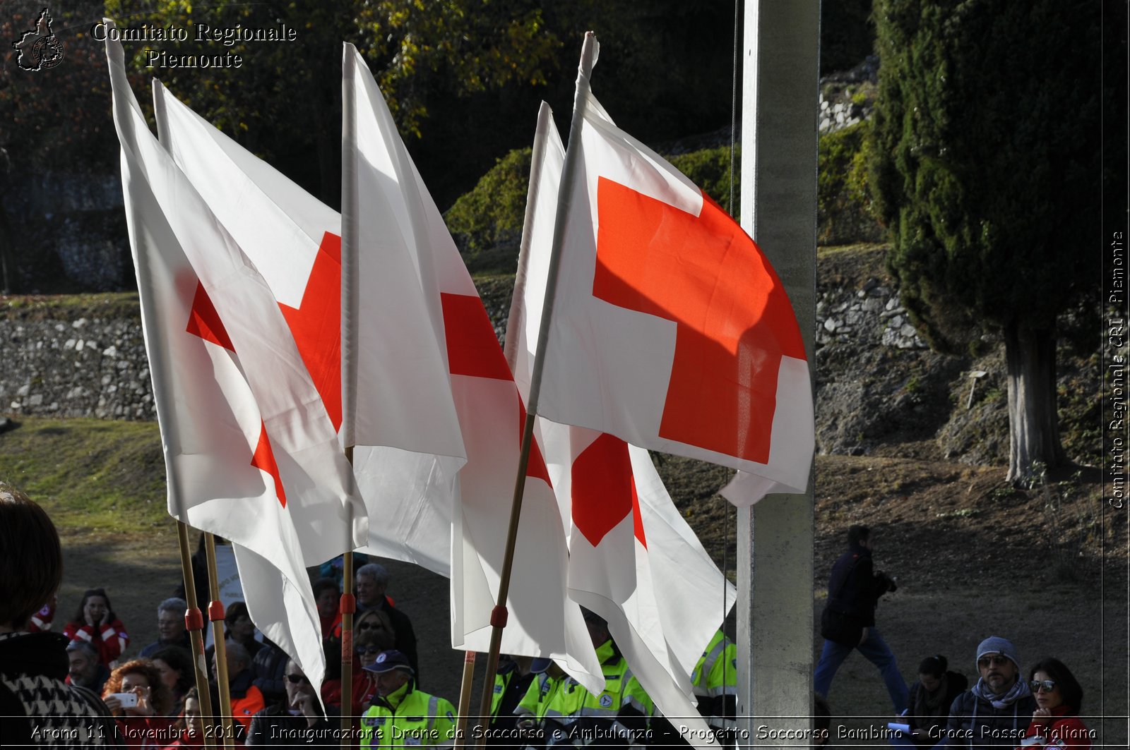 Arona 11 Novembre 2017 - Inaugurazione Drone da Soccorso e Ambulanza - Progetto Soccorso Bambino - Croce Rossa Italiana- Comitato Regionale del Piemonte