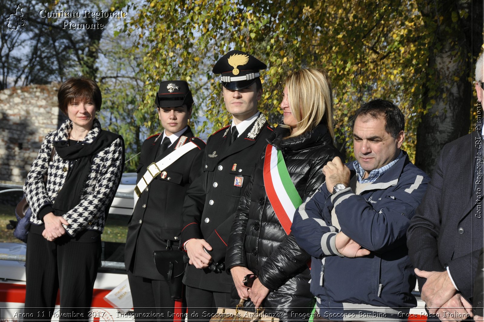 Arona 11 Novembre 2017 - Inaugurazione Drone da Soccorso e Ambulanza - Progetto Soccorso Bambino - Croce Rossa Italiana- Comitato Regionale del Piemonte