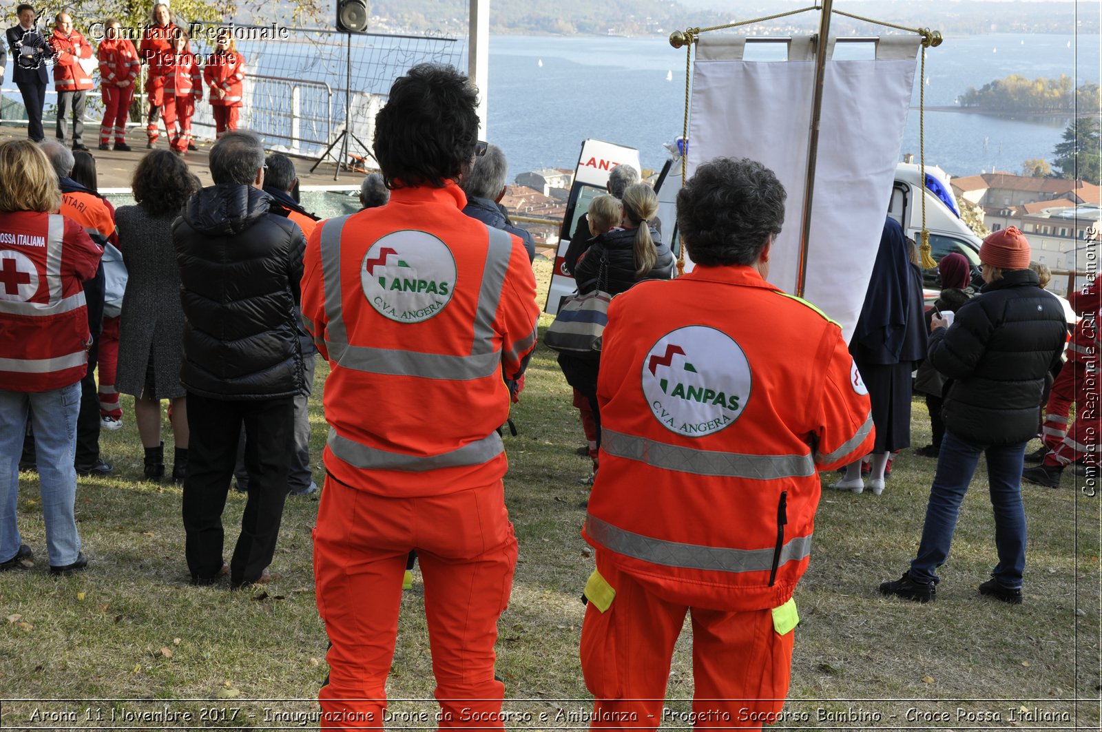 Arona 11 Novembre 2017 - Inaugurazione Drone da Soccorso e Ambulanza - Progetto Soccorso Bambino - Croce Rossa Italiana- Comitato Regionale del Piemonte