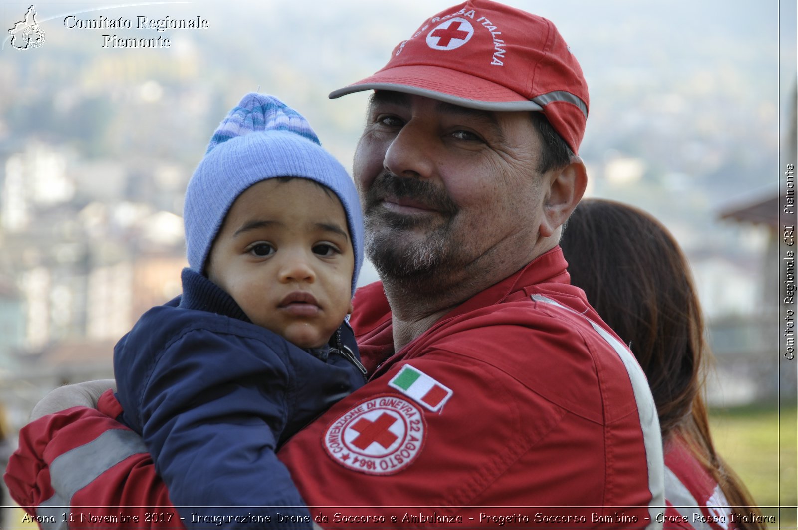 Arona 11 Novembre 2017 - Inaugurazione Drone da Soccorso e Ambulanza - Progetto Soccorso Bambino - Croce Rossa Italiana- Comitato Regionale del Piemonte