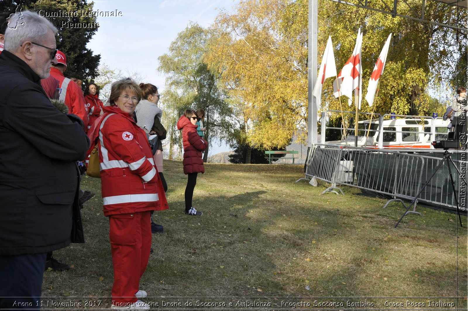 Arona 11 Novembre 2017 - Inaugurazione Drone da Soccorso e Ambulanza - Progetto Soccorso Bambino - Croce Rossa Italiana- Comitato Regionale del Piemonte