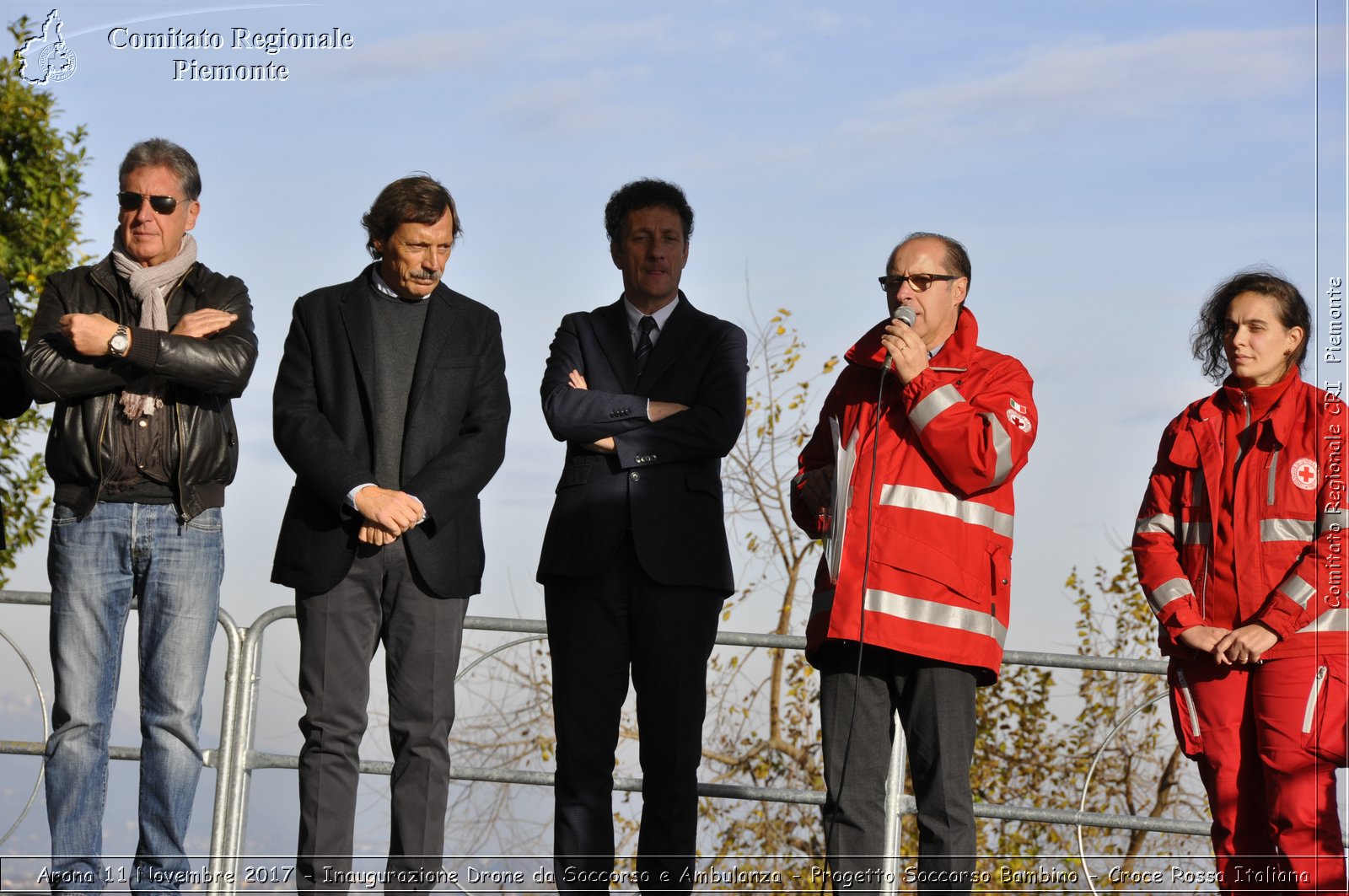 Arona 11 Novembre 2017 - Inaugurazione Drone da Soccorso e Ambulanza - Progetto Soccorso Bambino - Croce Rossa Italiana- Comitato Regionale del Piemonte