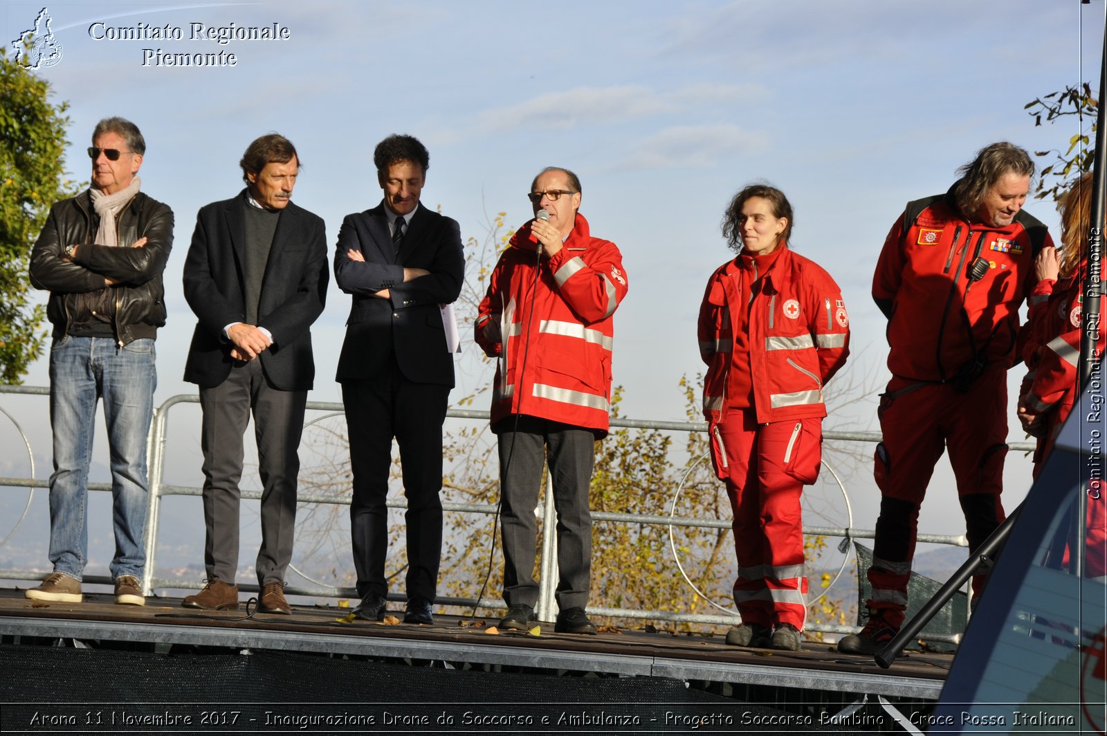 Arona 11 Novembre 2017 - Inaugurazione Drone da Soccorso e Ambulanza - Progetto Soccorso Bambino - Croce Rossa Italiana- Comitato Regionale del Piemonte