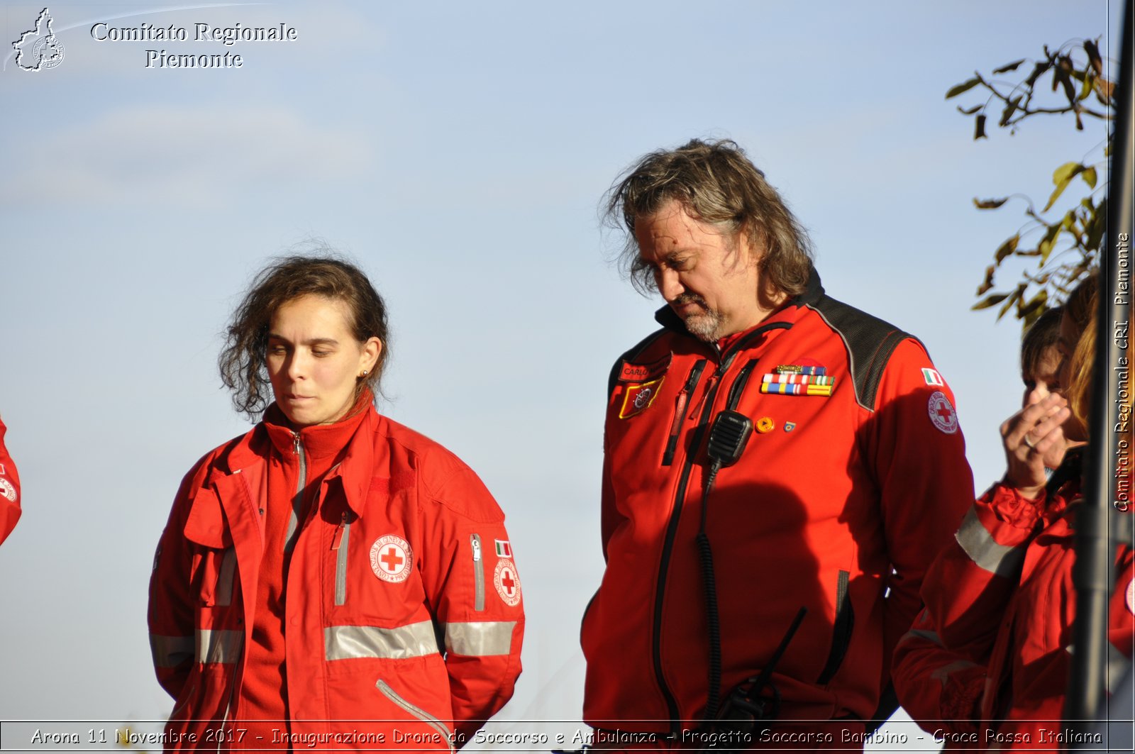 Arona 11 Novembre 2017 - Inaugurazione Drone da Soccorso e Ambulanza - Progetto Soccorso Bambino - Croce Rossa Italiana- Comitato Regionale del Piemonte