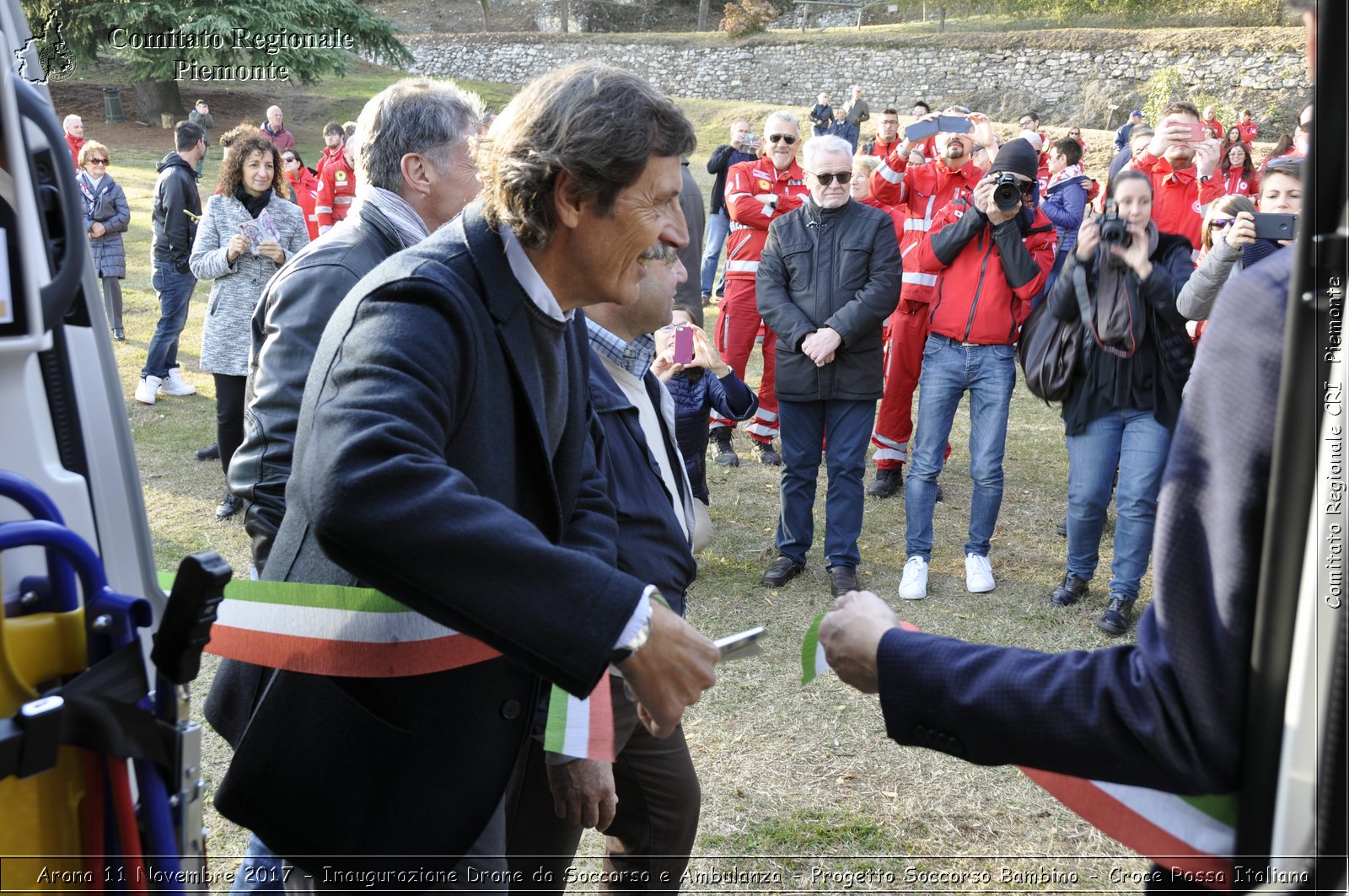 Arona 11 Novembre 2017 - Inaugurazione Drone da Soccorso e Ambulanza - Progetto Soccorso Bambino - Croce Rossa Italiana- Comitato Regionale del Piemonte