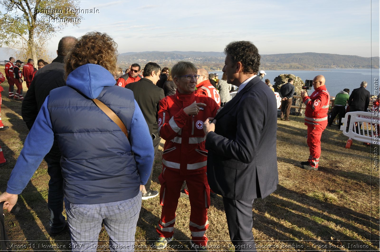 Arona 11 Novembre 2017 - Inaugurazione Drone da Soccorso e Ambulanza - Progetto Soccorso Bambino - Croce Rossa Italiana- Comitato Regionale del Piemonte