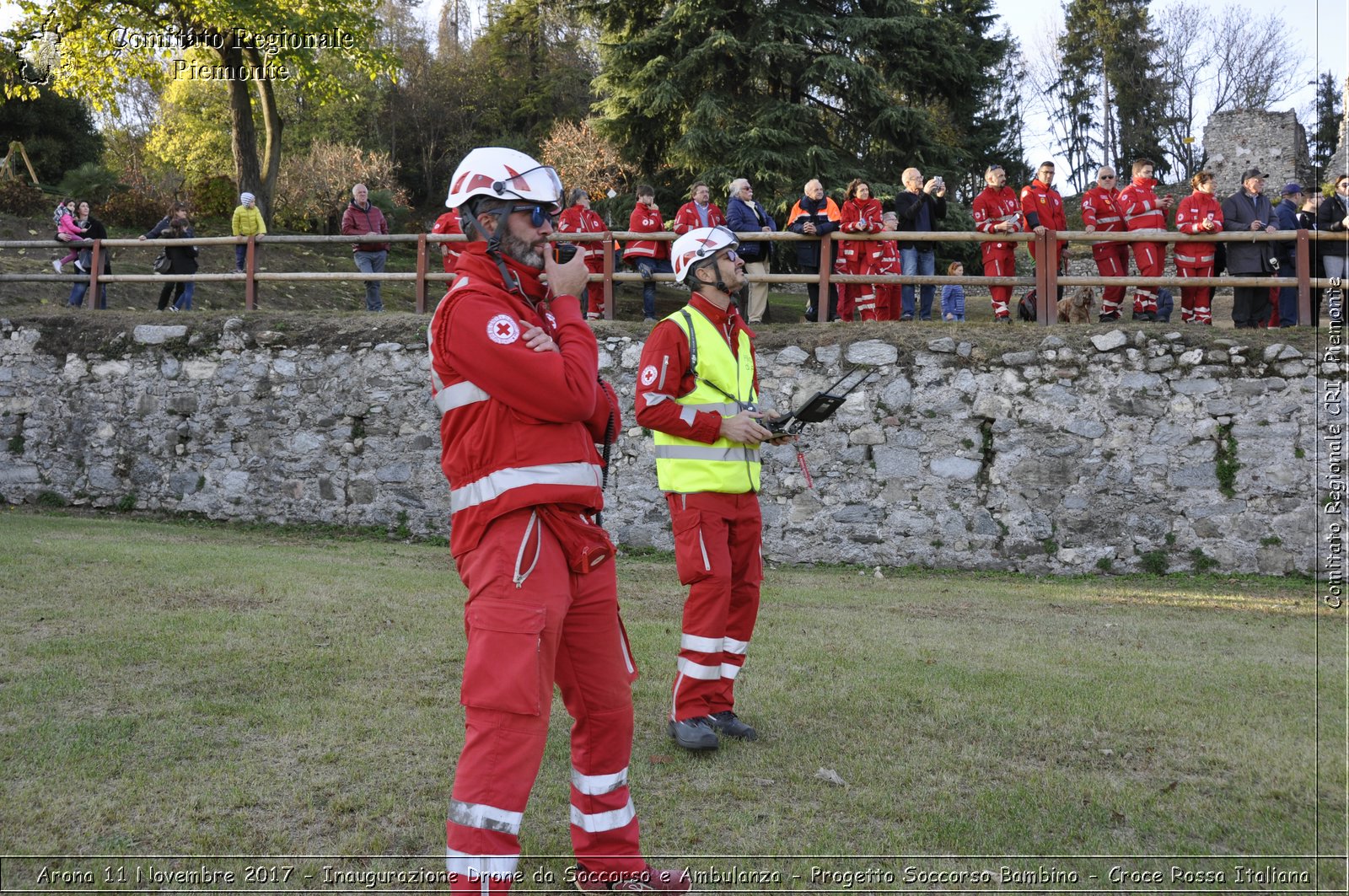 Arona 11 Novembre 2017 - Inaugurazione Drone da Soccorso e Ambulanza - Progetto Soccorso Bambino - Croce Rossa Italiana- Comitato Regionale del Piemonte