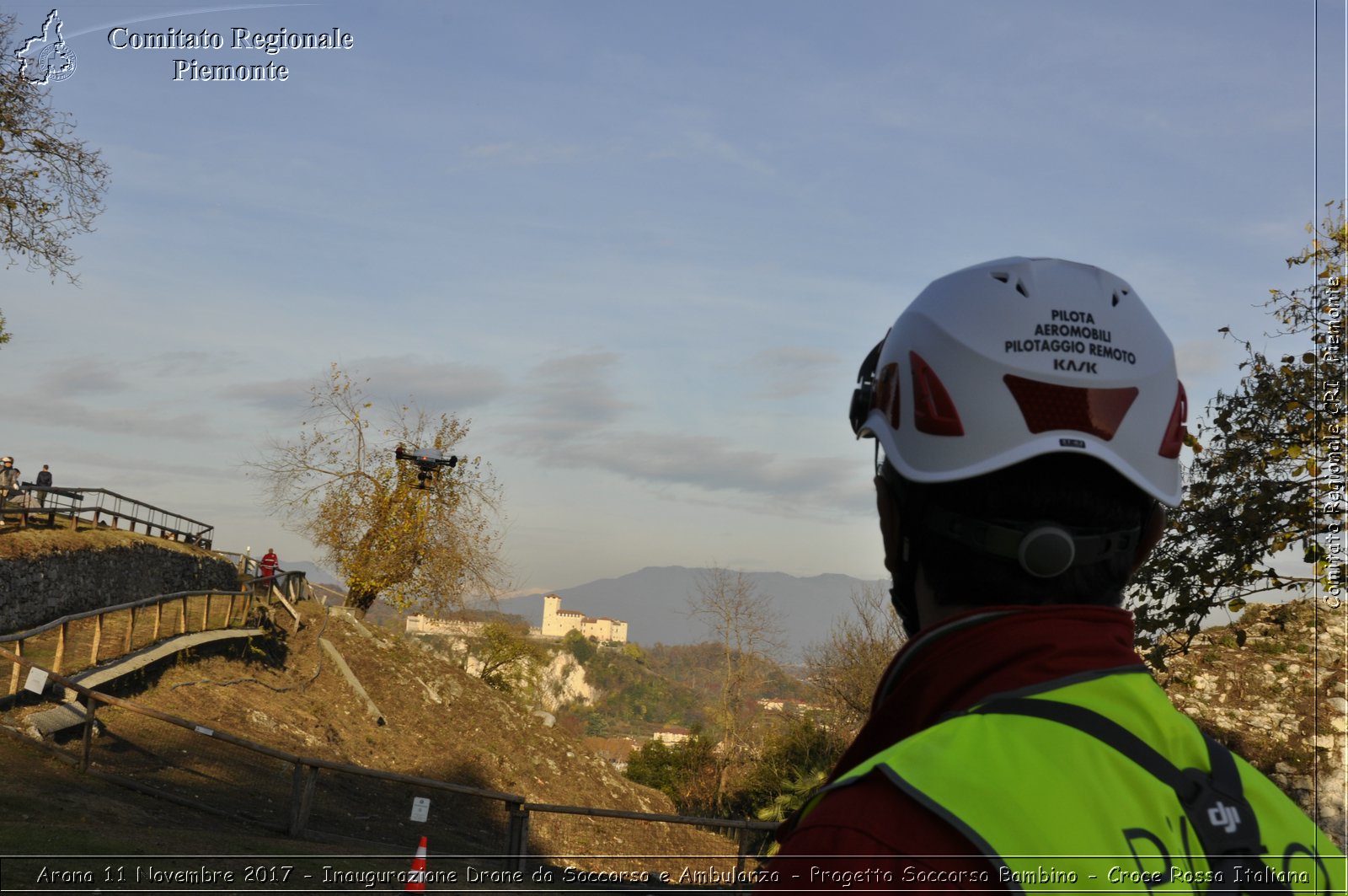 Arona 11 Novembre 2017 - Inaugurazione Drone da Soccorso e Ambulanza - Progetto Soccorso Bambino - Croce Rossa Italiana- Comitato Regionale del Piemonte