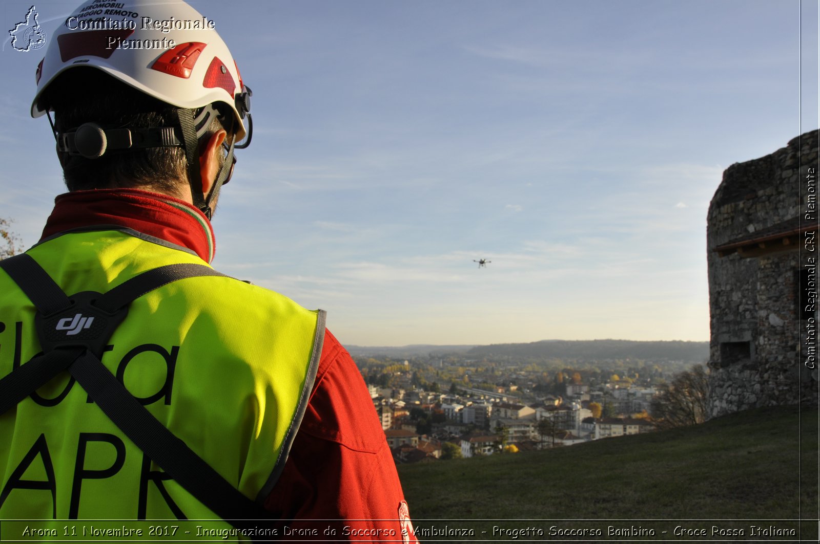 Arona 11 Novembre 2017 - Inaugurazione Drone da Soccorso e Ambulanza - Progetto Soccorso Bambino - Croce Rossa Italiana- Comitato Regionale del Piemonte