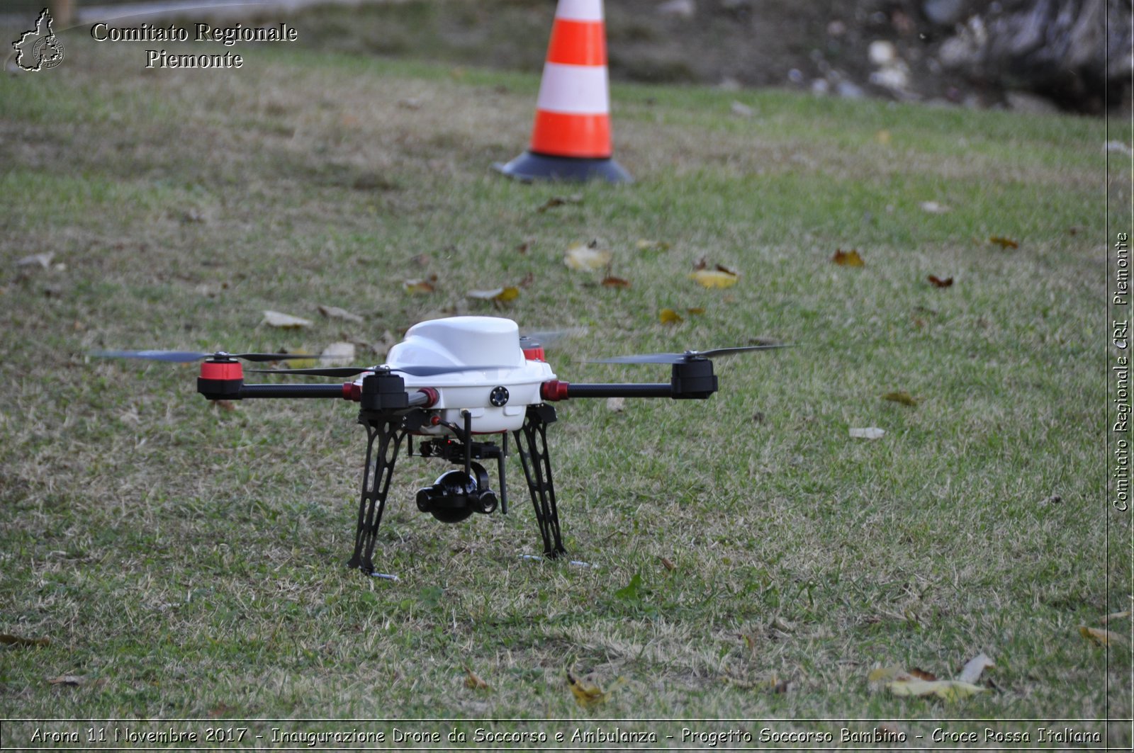 Arona 11 Novembre 2017 - Inaugurazione Drone da Soccorso e Ambulanza - Progetto Soccorso Bambino - Croce Rossa Italiana- Comitato Regionale del Piemonte