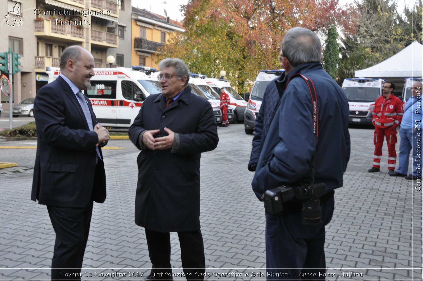 Novara 11 Novembre 2017 - Intitolazione Sede Operativa e Sala Riunioni - Croce Rossa Italiana- Comitato Regionale del Piemonte