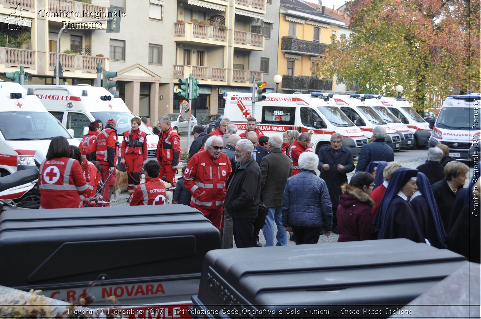 Novara 11 Novembre 2017 - Intitolazione Sede Operativa e Sala Riunioni - Croce Rossa Italiana- Comitato Regionale del Piemonte