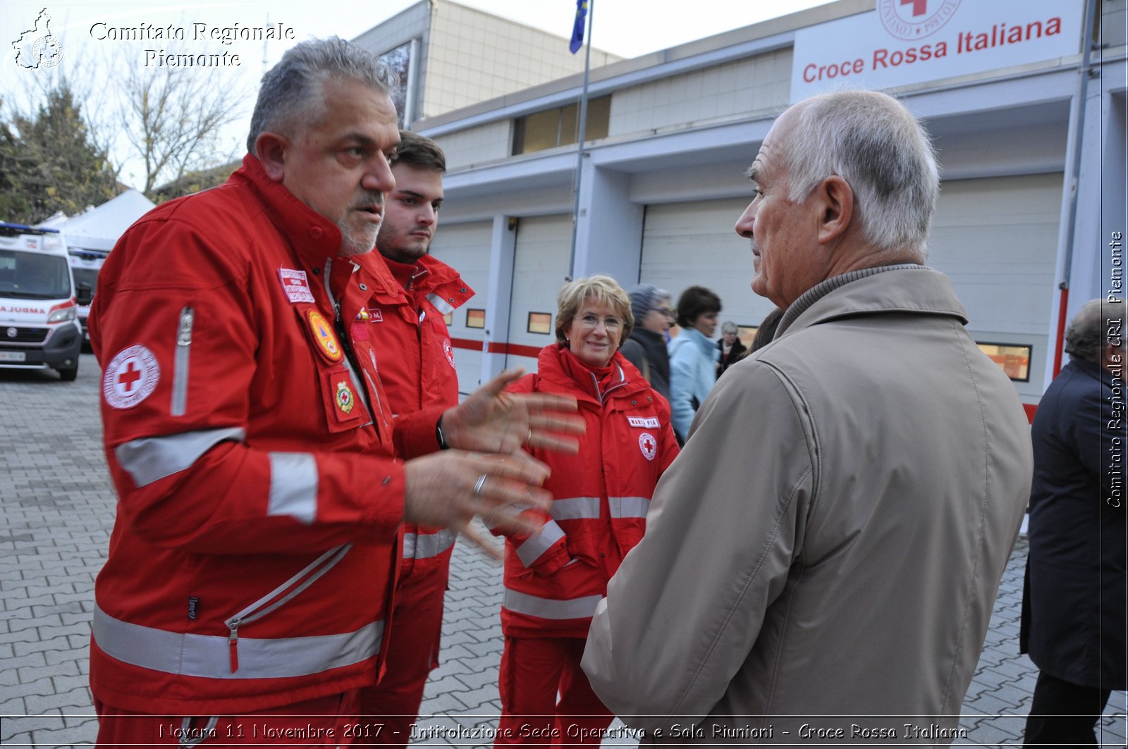 Novara 11 Novembre 2017 - Intitolazione Sede Operativa e Sala Riunioni - Croce Rossa Italiana- Comitato Regionale del Piemonte