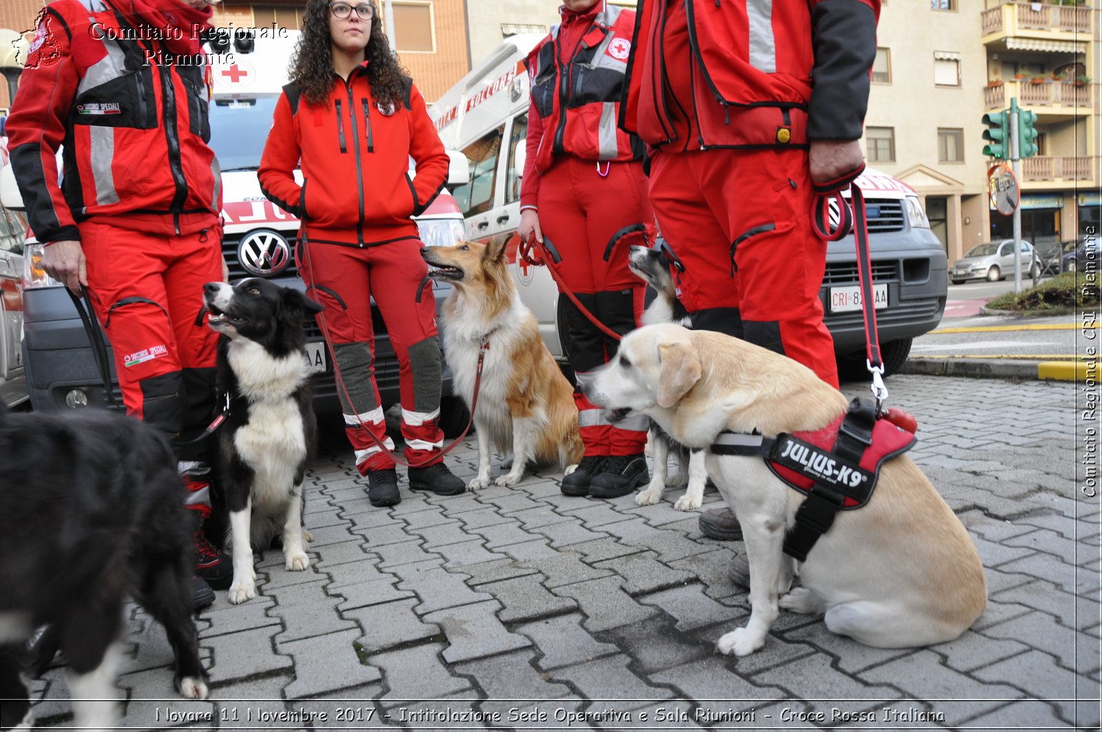 Novara 11 Novembre 2017 - Intitolazione Sede Operativa e Sala Riunioni - Croce Rossa Italiana- Comitato Regionale del Piemonte