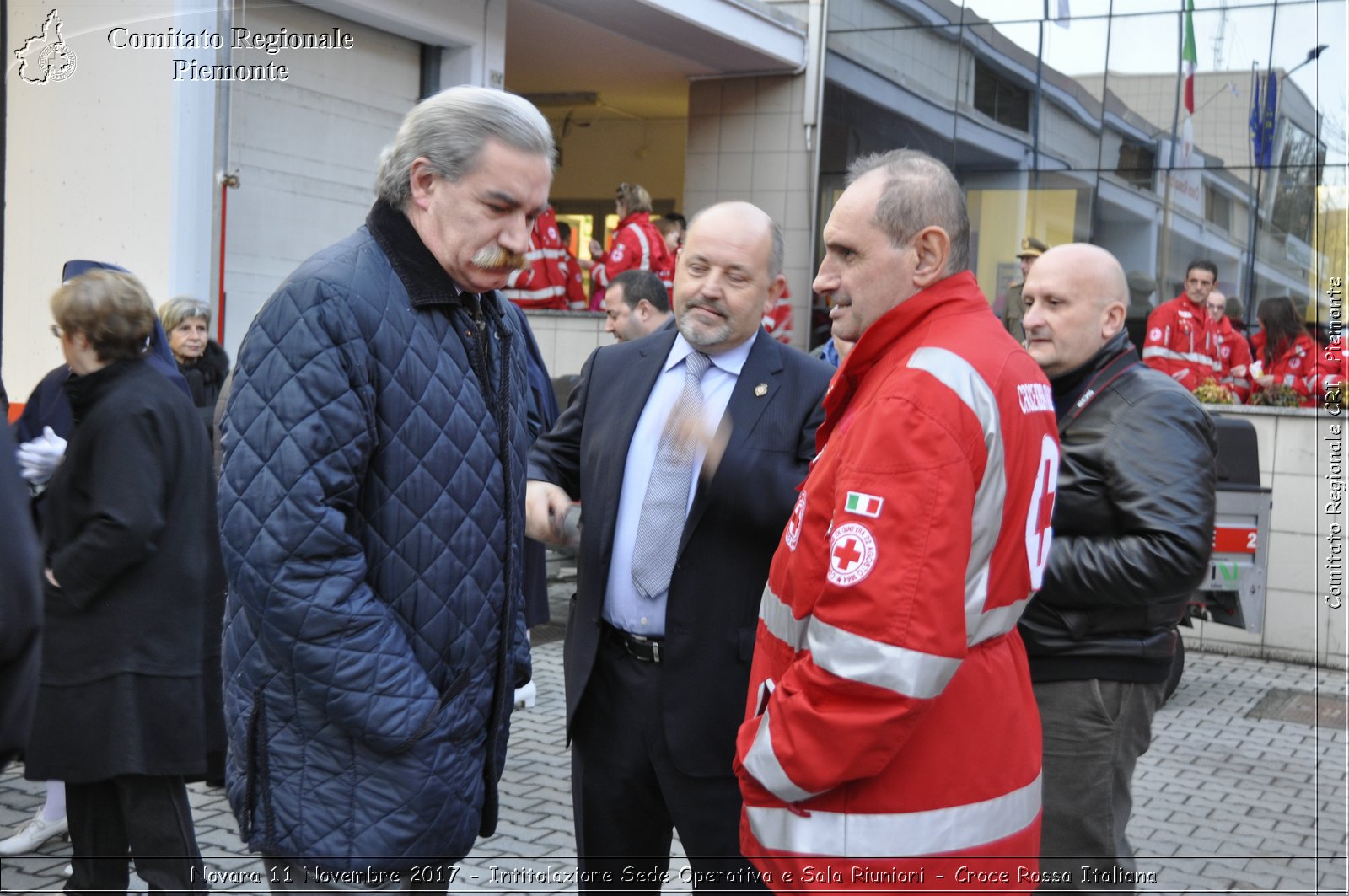 Novara 11 Novembre 2017 - Intitolazione Sede Operativa e Sala Riunioni - Croce Rossa Italiana- Comitato Regionale del Piemonte