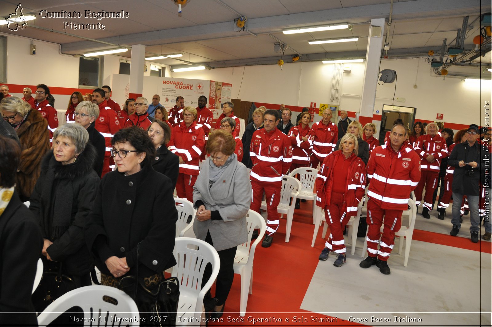 Novara 11 Novembre 2017 - Intitolazione Sede Operativa e Sala Riunioni - Croce Rossa Italiana- Comitato Regionale del Piemonte