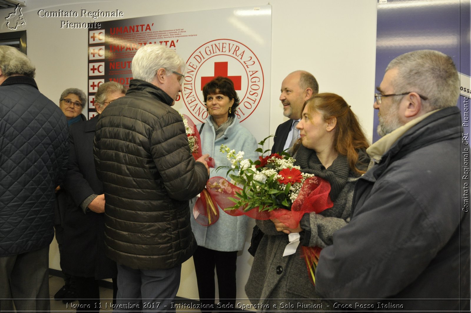 Novara 11 Novembre 2017 - Intitolazione Sede Operativa e Sala Riunioni - Croce Rossa Italiana- Comitato Regionale del Piemonte