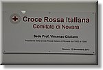 Novara 11 Novembre 2017 - Intitolazione Sede Operativa e Sala Riunioni - Croce Rossa Italiana- Comitato Regionale del Piemonte