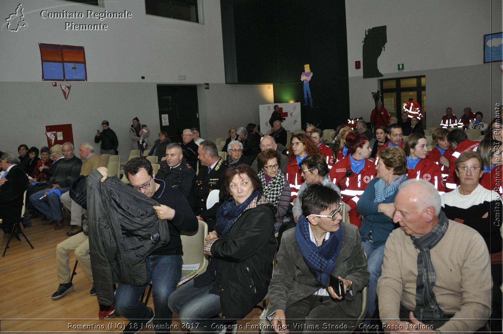 Romentino (NO) 18 Novembre 2017 - Concerto Fanfara per Vittime Strada - Croce Rossa Italiana- Comitato Regionale del Piemonte