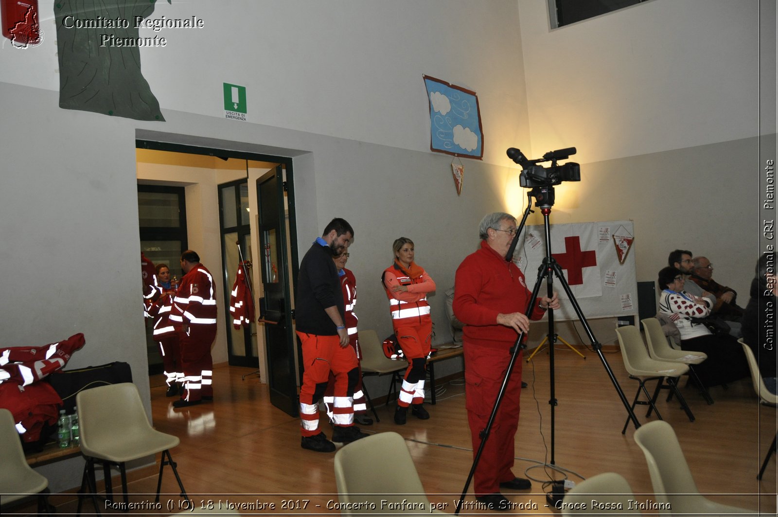 Romentino (NO) 18 Novembre 2017 - Concerto Fanfara per Vittime Strada - Croce Rossa Italiana- Comitato Regionale del Piemonte