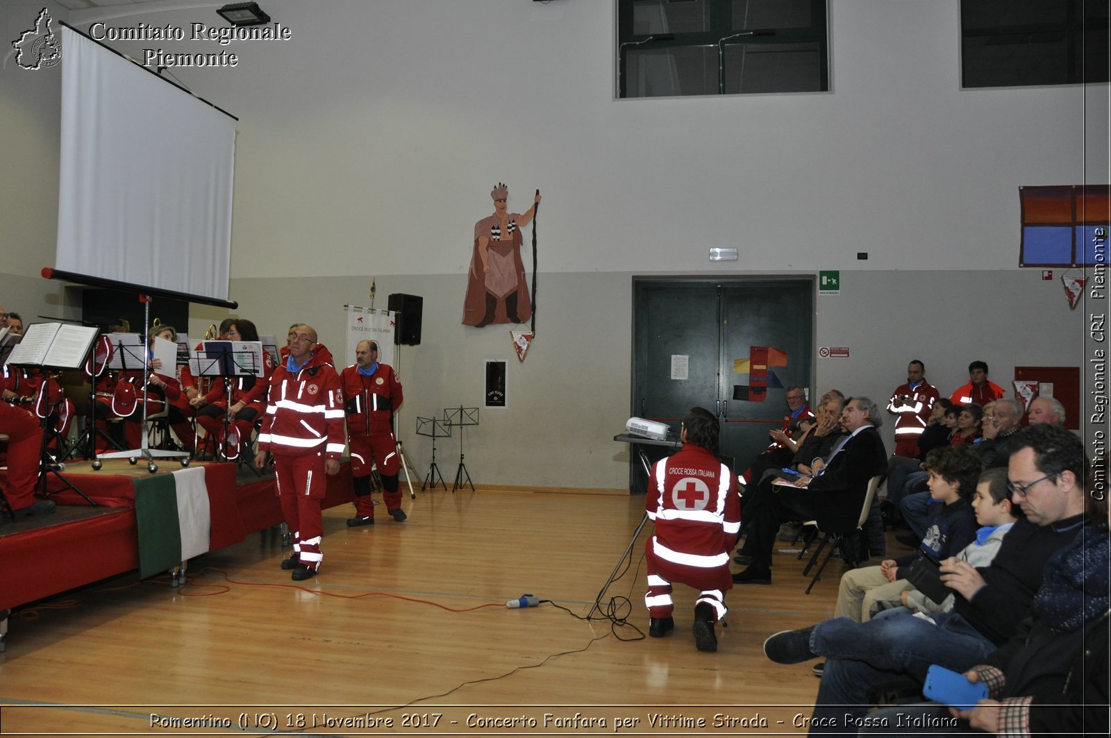 Romentino (NO) 18 Novembre 2017 - Concerto Fanfara per Vittime Strada - Croce Rossa Italiana- Comitato Regionale del Piemonte