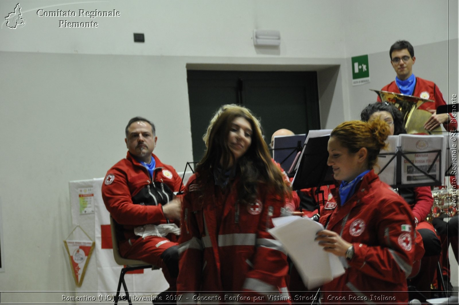 Romentino (NO) 18 Novembre 2017 - Concerto Fanfara per Vittime Strada - Croce Rossa Italiana- Comitato Regionale del Piemonte