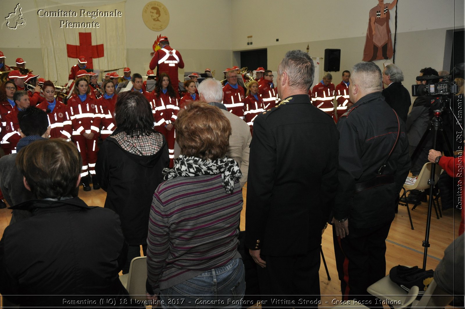 Romentino (NO) 18 Novembre 2017 - Concerto Fanfara per Vittime Strada - Croce Rossa Italiana- Comitato Regionale del Piemonte