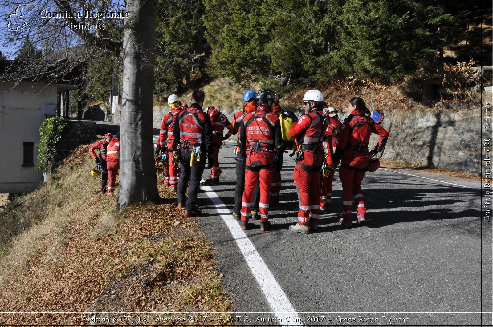 Bielmonte (BI) 18 Novembre 2017 - S.M.T.S. Autumn Camp 2017 - Croce Rossa Italiana- Comitato Regionale del Piemonte