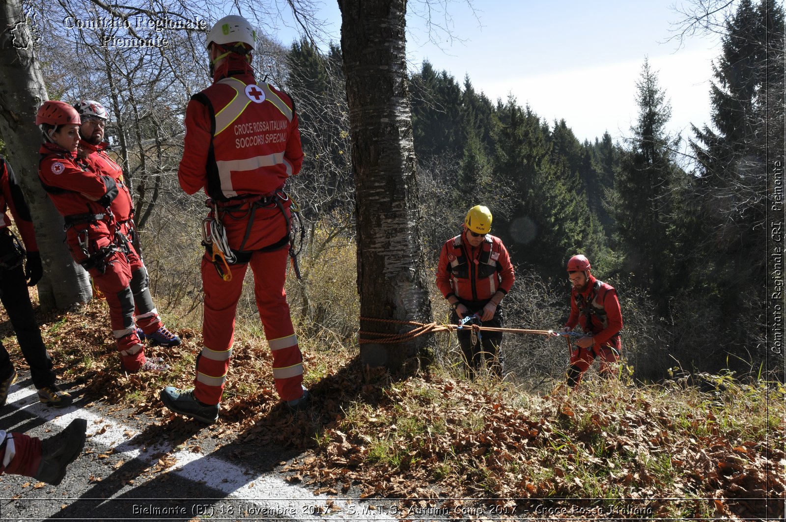 Bielmonte (BI) 18 Novembre 2017 - S.M.T.S. Autumn Camp 2017 - Croce Rossa Italiana- Comitato Regionale del Piemonte