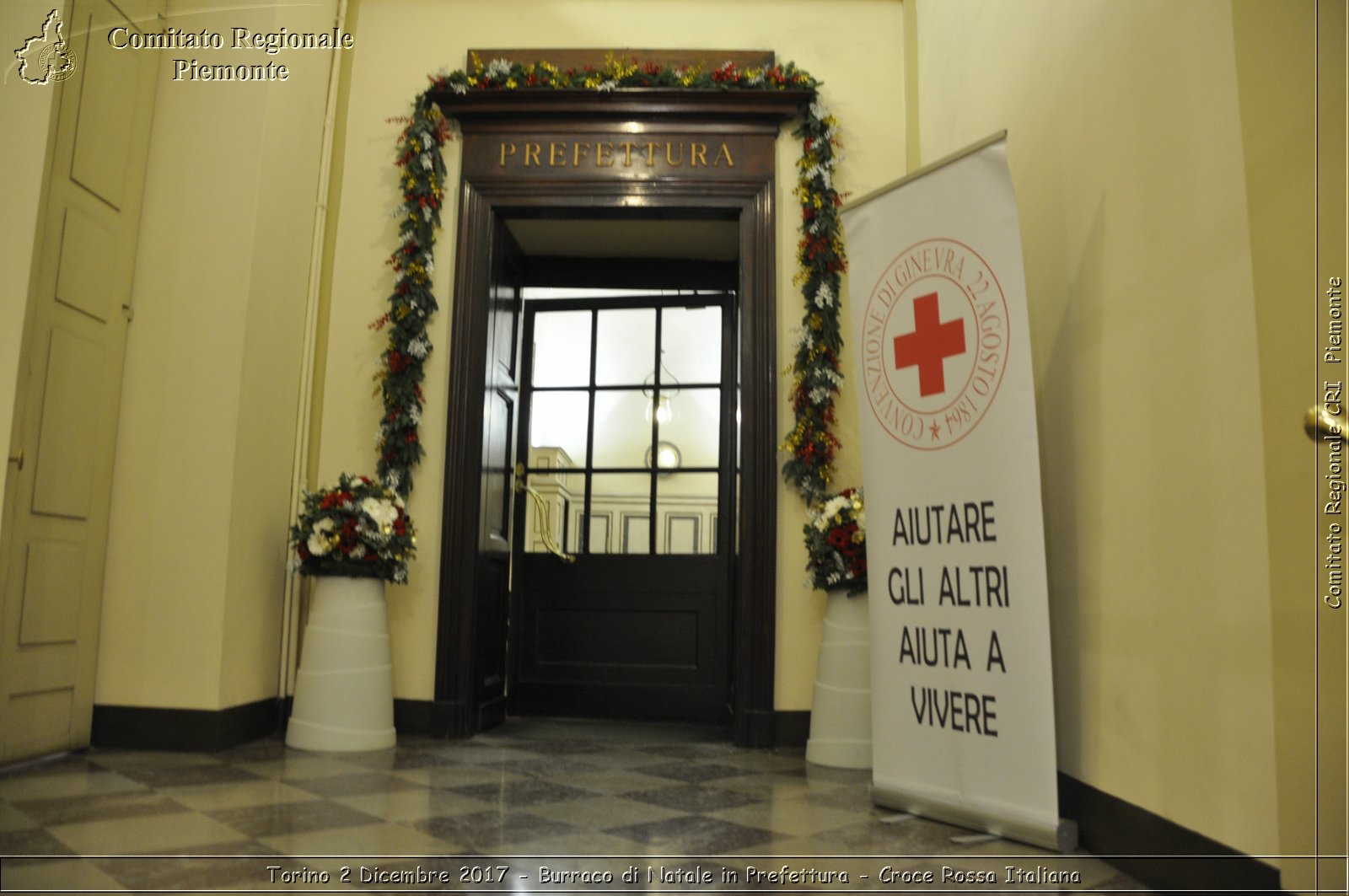 Torino 2 Dicembre 2017 - Burraco di Natale in Prefettura - Croce Rossa Italiana- Comitato Regionale del Piemonte