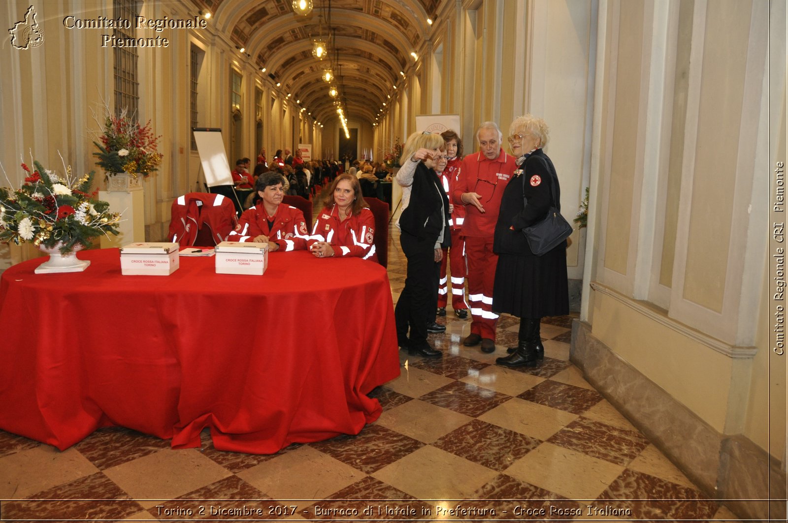 Torino 2 Dicembre 2017 - Burraco di Natale in Prefettura - Croce Rossa Italiana- Comitato Regionale del Piemonte