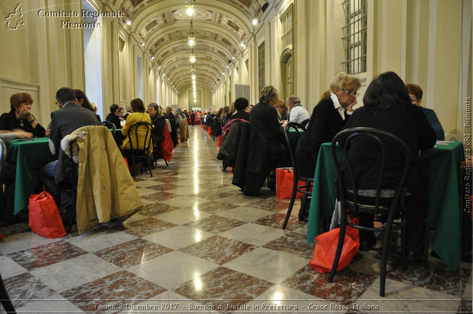 Torino 2 Dicembre 2017 - Burraco di Natale in Prefettura - Croce Rossa Italiana- Comitato Regionale del Piemonte