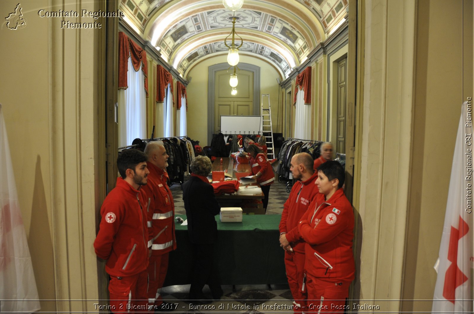 Torino 2 Dicembre 2017 - Burraco di Natale in Prefettura - Croce Rossa Italiana- Comitato Regionale del Piemonte