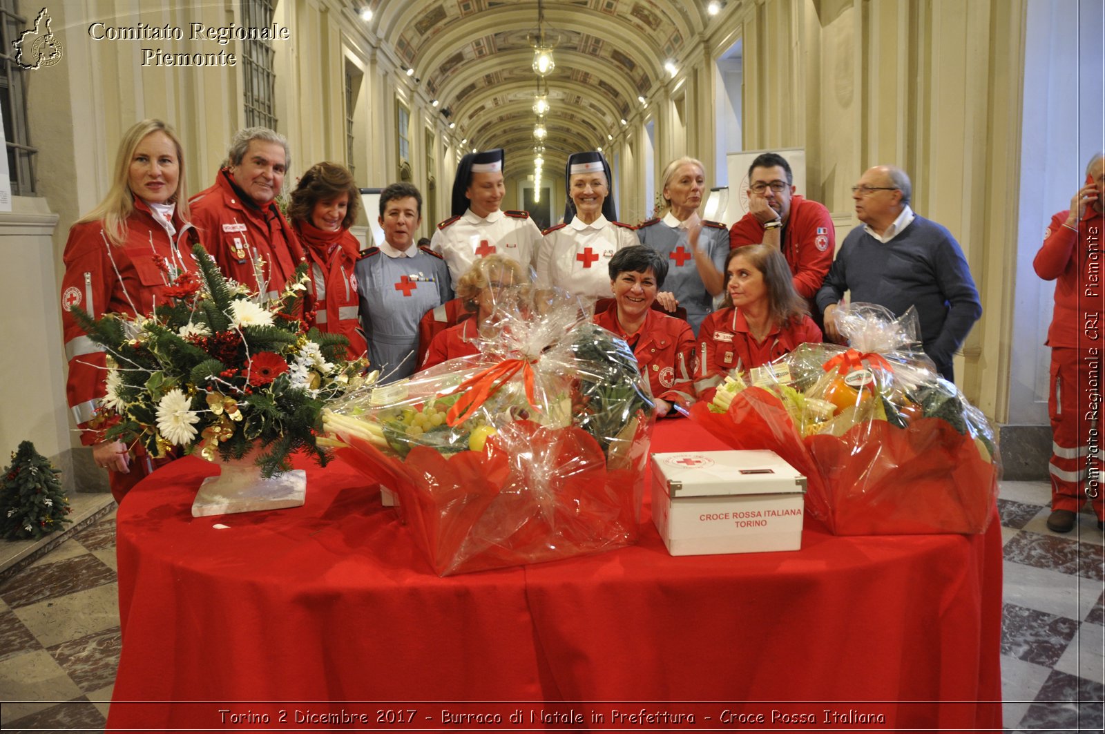 Torino 2 Dicembre 2017 - Burraco di Natale in Prefettura - Croce Rossa Italiana- Comitato Regionale del Piemonte