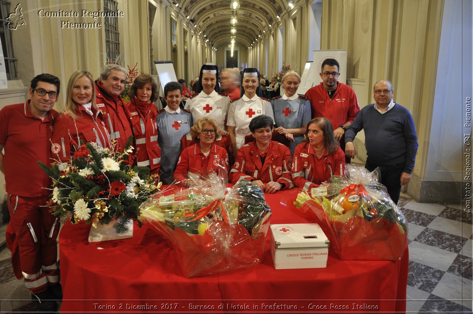 Torino 2 Dicembre 2017 - Burraco di Natale in Prefettura - Croce Rossa Italiana- Comitato Regionale del Piemonte