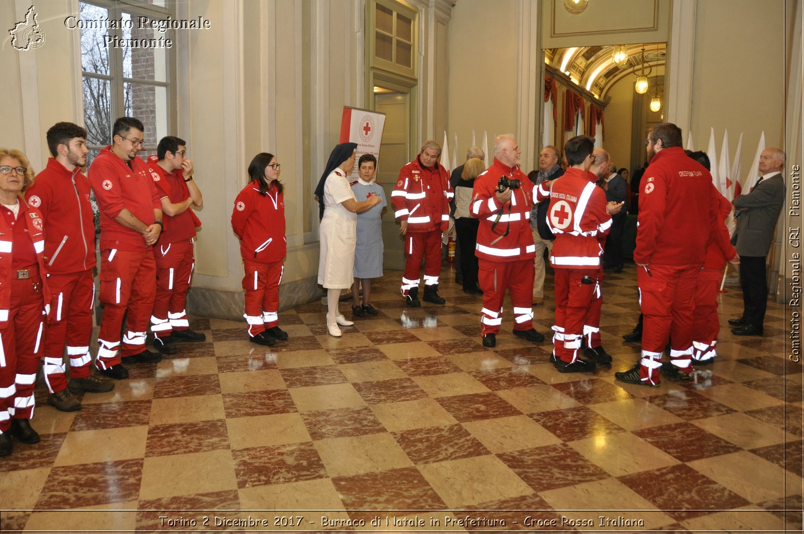 Torino 2 Dicembre 2017 - Burraco di Natale in Prefettura - Croce Rossa Italiana- Comitato Regionale del Piemonte