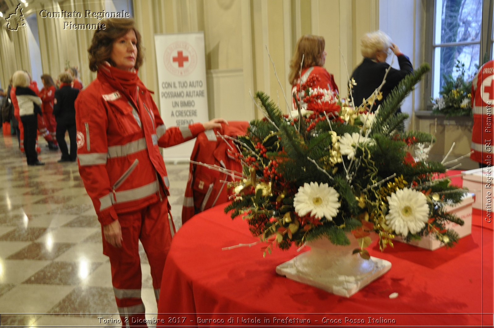 Torino 2 Dicembre 2017 - Burraco di Natale in Prefettura - Croce Rossa Italiana- Comitato Regionale del Piemonte