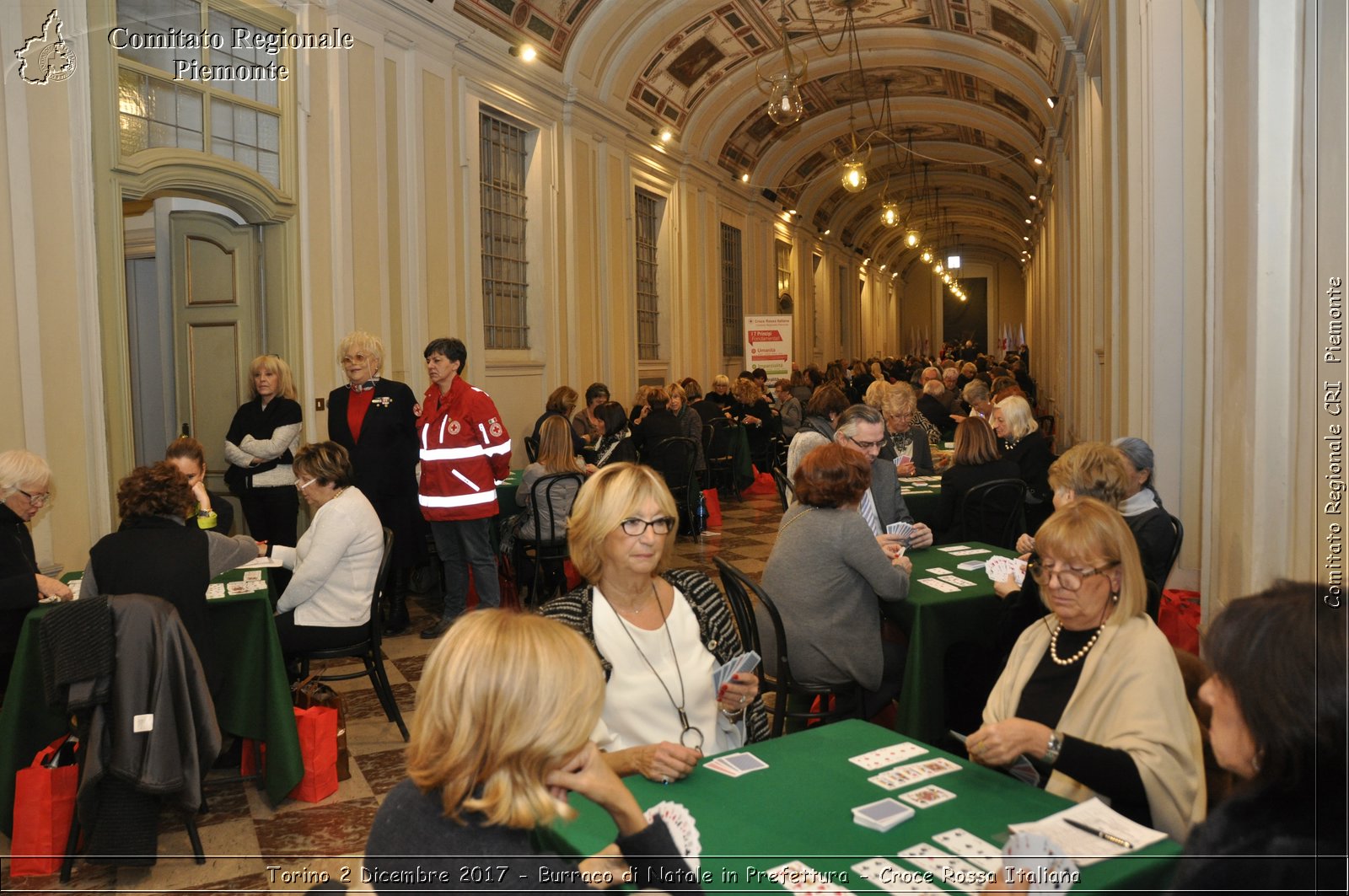 Torino 2 Dicembre 2017 - Burraco di Natale in Prefettura - Croce Rossa Italiana- Comitato Regionale del Piemonte