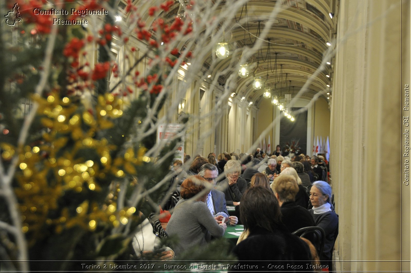 Torino 2 Dicembre 2017 - Burraco di Natale in Prefettura - Croce Rossa Italiana- Comitato Regionale del Piemonte